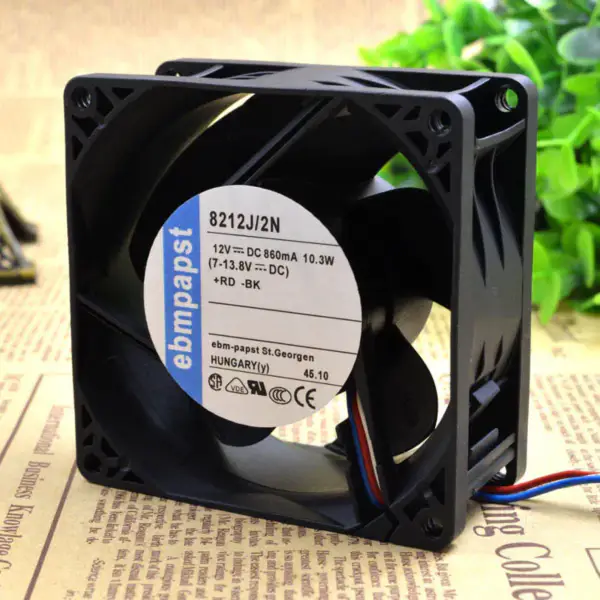 8212J/2N EBMPAPST 12V 10.3W ανεμιστήρας