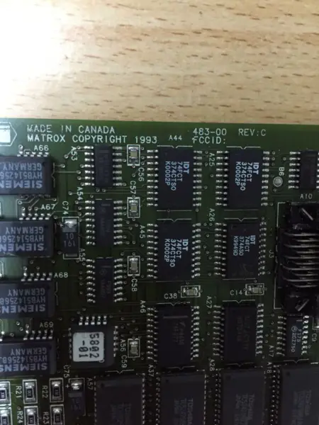 Μητρική πλακέτα MATROX 483-00 REV:C