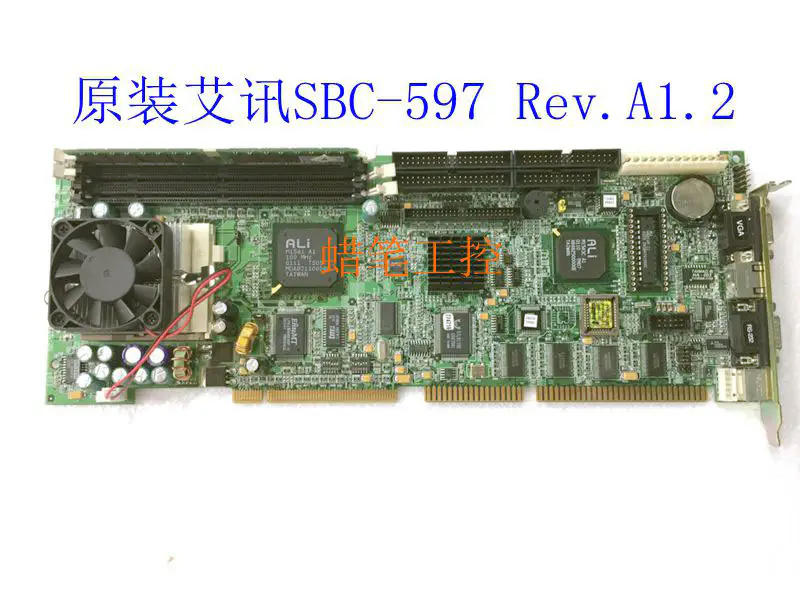 Βιομηχανική μητρική πλακέτα AXIOMTEK SBC-597 REV A1.2 με CPU RAM και FAN