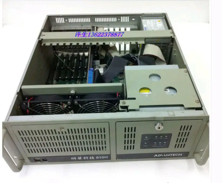 Βιομηχανική μητρική πλακέτα Advantech IPC-610H 610L PCA-6006/6187/P4 2.8/1G/ 80G