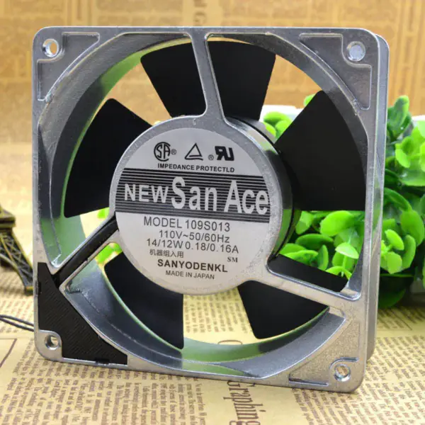 SANYO 109S013 100V 14/12W 0.18/0.16A 12038 fan