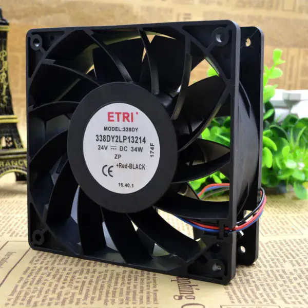 ETRI 338DY 2LP13214 24V 34W 12038 12CM ανεμιστήρας 24V