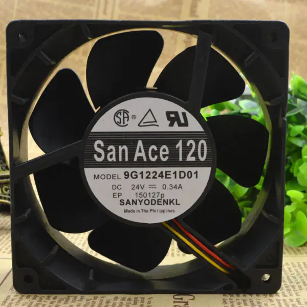 Sanyo SAN ACE 120 9G1224E1D01 24V 0.34A 3-wire fan