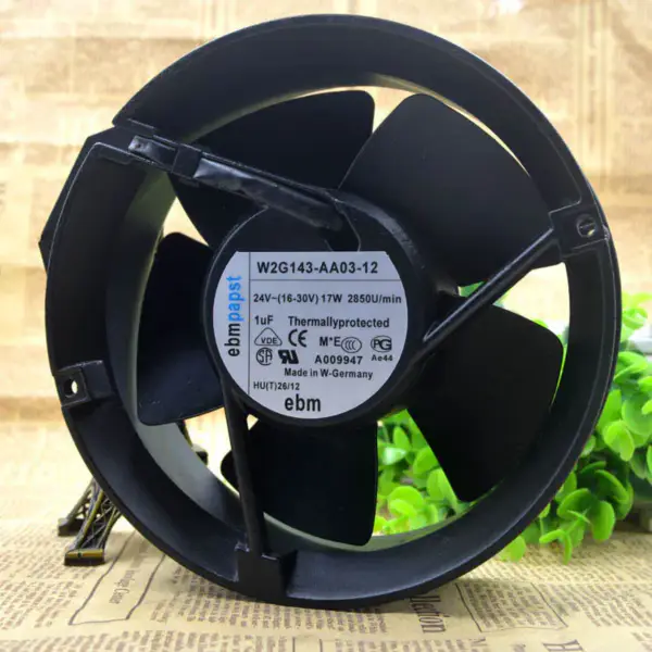 ανεμιστήρας ebmpapst 17cm 24v 17w W2G143-AA03-12