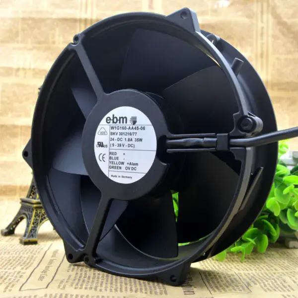 EBM W1G160-AA45-06 24V 1.8A 17CM ανεμιστήρας 17050