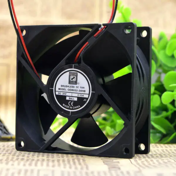 Ανεμιστήρας ORION FANS 8CM 8032 24V 0.15A OD8032-24HB 2-σύρματος ανεμιστήρας