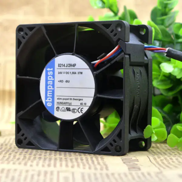 EBM PAPST 8CM 8038 24V 1.55A 37W 8214 J/2H4P ανεμιστήρας