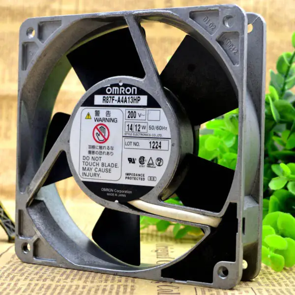 OMRON OMRON R87F-A4A13HP AC200V 14/12W 120*120*25MM ανεμιστήρας