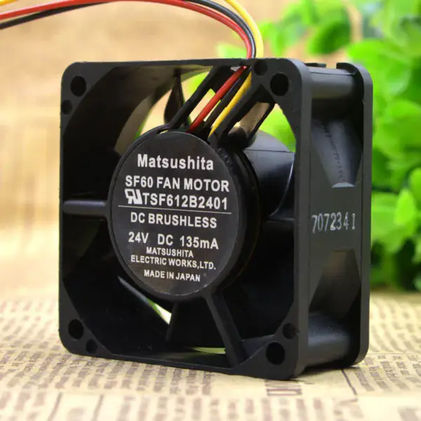 MATSUSHITA SF60 ΚΙΝΗΤΗΡΑΣ ΦΟΡΤΙΣΤΗ TSF612B2401 6CM 24V 135MA 6025 ανεμιστήρας