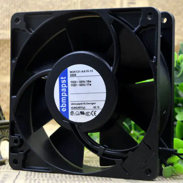 EBMPAPST W2K121-AA15-13 TYP 5908 115V 12738 12.7cm ανεμιστήρας
