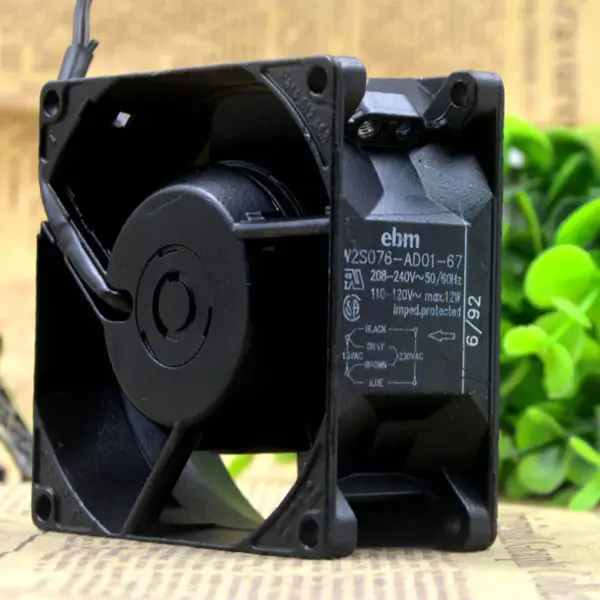 ανεμιστήρας ebm W2S076-AD01-67 8CM 8038 208-240V/110-120V