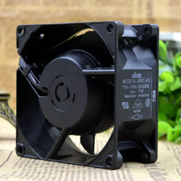 EBM W2S076-AF07-03 8CM 8038 ανεμιστήρας 110V 12W