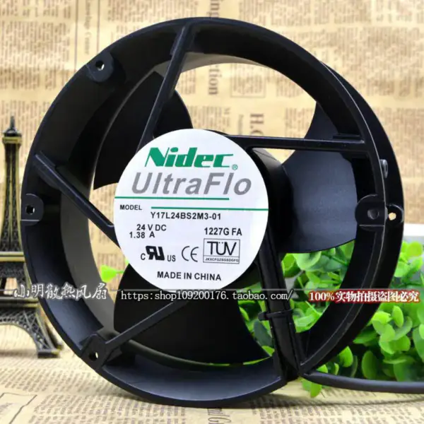 NIDEC Y17L24BS2M3-01 17251 Ανεμιστήρας 24V 1.38A 17CM