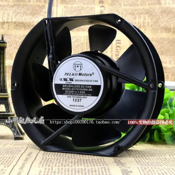 PELKO MOTORS G1751X24BALB6 24V 17250 24V 17CM ανεμιστήρας