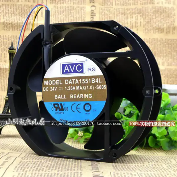 AVC DATA1551B4L 17250 Ανεμιστήρας 24V 1.25A 3 καλωδίων