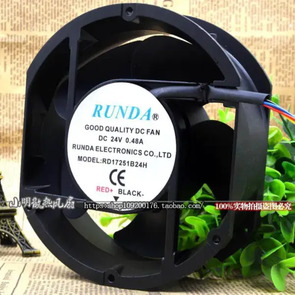 RUNDA RD17251B24H 24V 0.48A 17CM fan