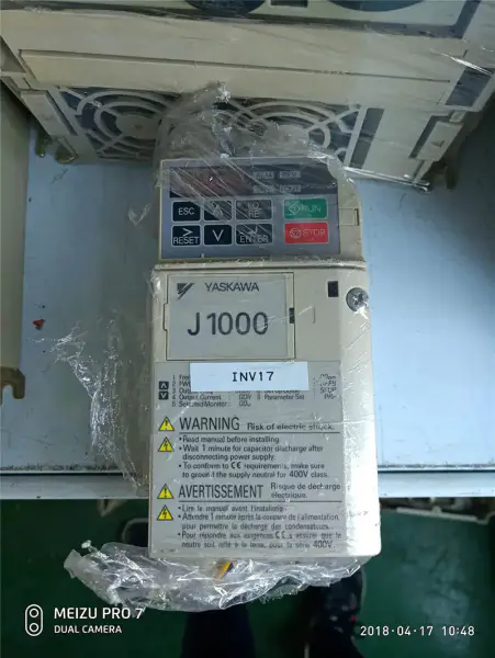 YASKAWA J1000 series CIMR-JT2A0002BAA 0.4/0.2KW 220V