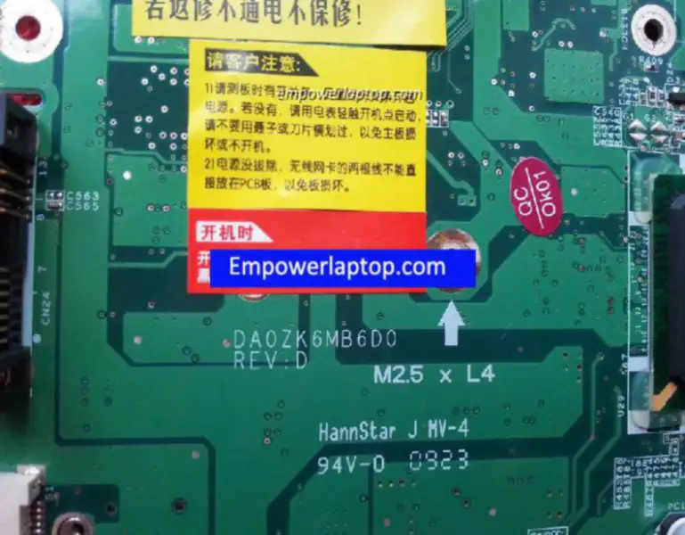 Acer Aspire 5739 5739G PM45 DA0ZK6MB6D0 Motherboard