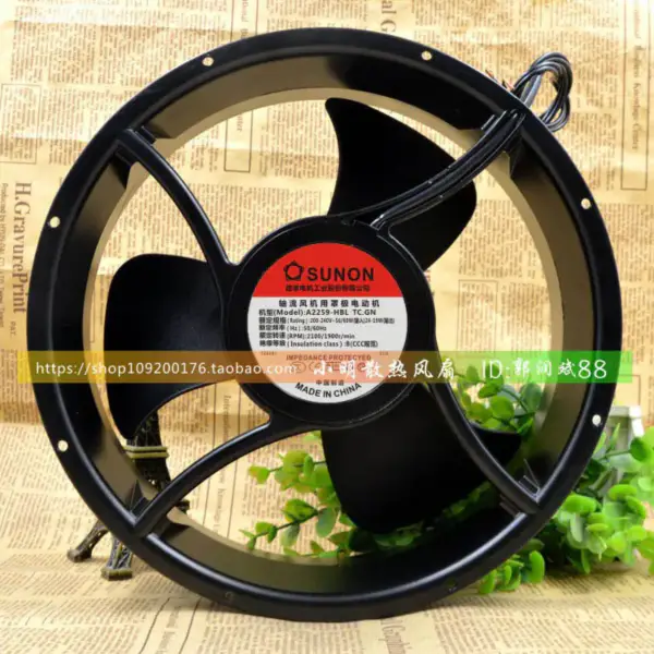 SUNON A2259-HBL TC.GN 25489 200V fan