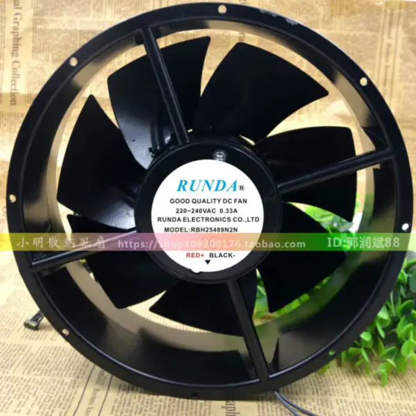 RUNDA 220v 0.33A 25489 RBH25489N2N fan