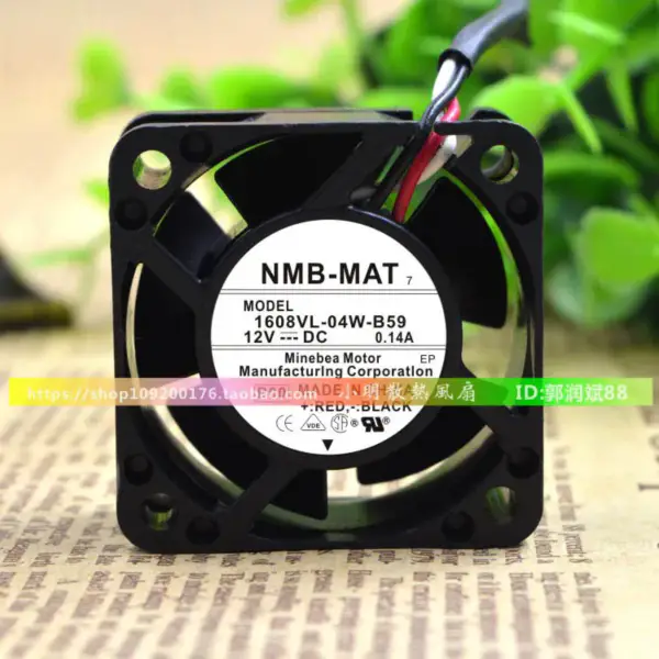 NMB-MAT7 1608VL-04W-B59 12V 0.14A 4CM 4020 ανεμιστήρας 1U