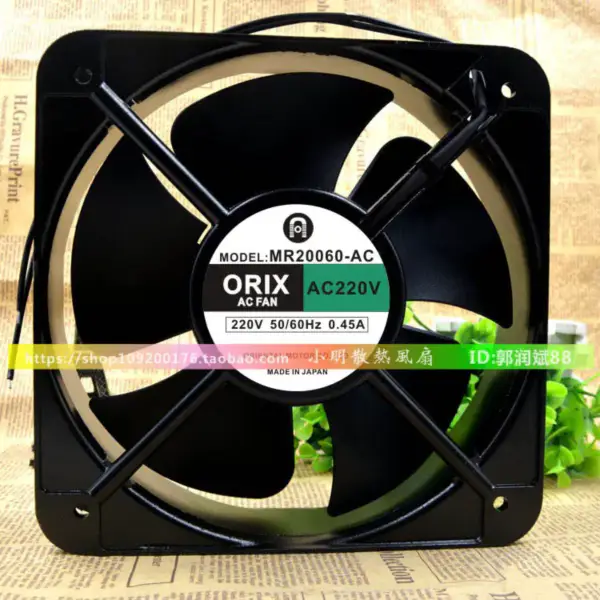 MR20060-AC MR22060-AC AC220V ανεμιστήρας ORIX