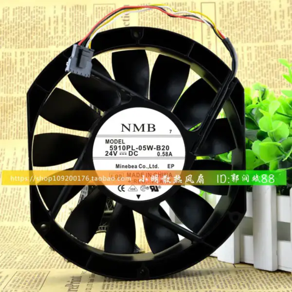NMB 5910PL-05W-B20-L00 24V 0.58A 172*150*25MM ανεμιστήρας