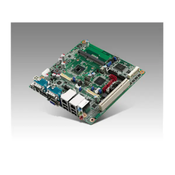 Advantech In-tel Atom D2550 Mini-ITX με CRT/2LVDS, 6COM και διπλές θύρες LAN