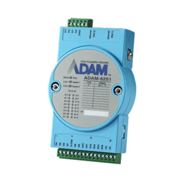 Advantech ADAM-6251-B αντί για ADAM-6251-AE Μονάδα Modbus TCP 16 απομονωμένων ψηφιακών εισόδων