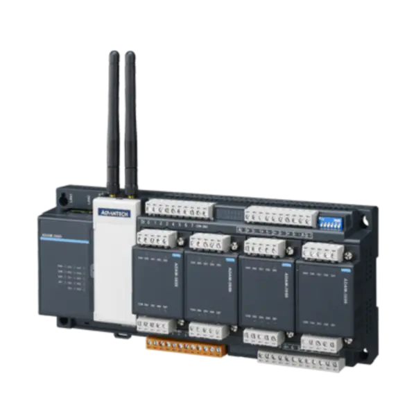 Advantech ADAM-3600 8AI / 8DI / 4DO / 4 υποδοχών επέκτασης ασύρματης ευφυούς RTU