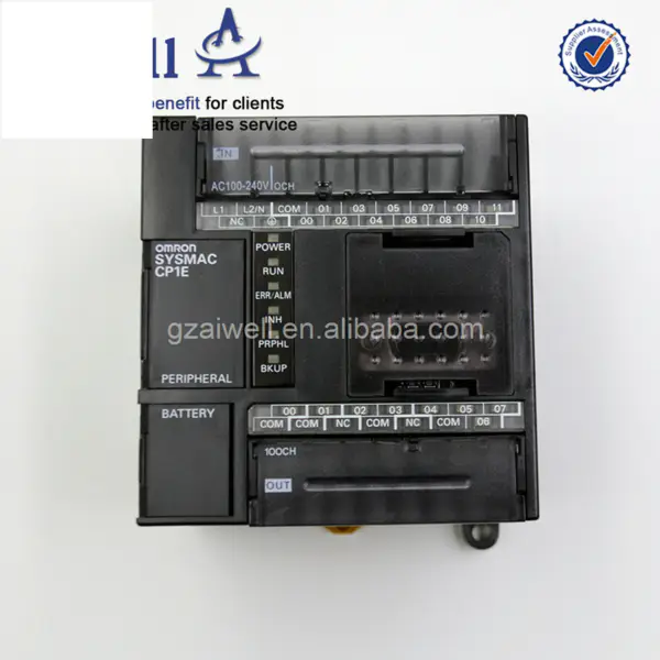 Βιομηχανικός ελεγκτής προγραμματισμού PLC της Omron CP1E-N20DR-A