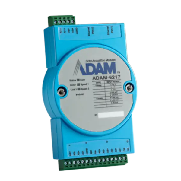 Advantech ADAM-6217-AE Μονάδα Modbus TCP 8 απομονωμένων αναλογικών εισόδων Modbus TCP