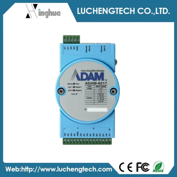 Advantech ADAM-6217-AE Μονάδα Modbus TCP 8 απομονωμένων αναλογικών εισόδων Modbus TCP