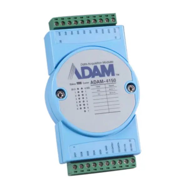 Advantech ADAM-4150-AE Στιβαρή ψηφιακή μονάδα I/O 15-ch με Modbus