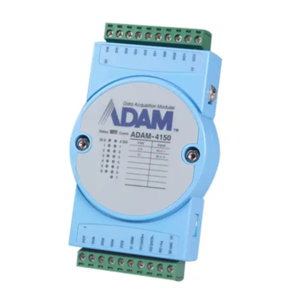 Advantech ADAM-4150-AE Στιβαρή ψηφιακή μονάδα I/O 15-ch με Modbus