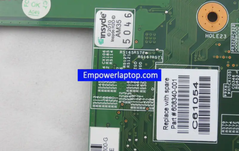 Μητρική πλακέτα HP 608340-001 G62 5470