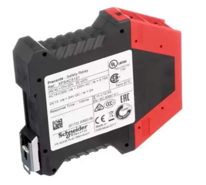 Schneider Monitoring 24V AC DC XPSAC5121 Ρελέ ασφαλείας διακοπής έκτακτης ανάγκης