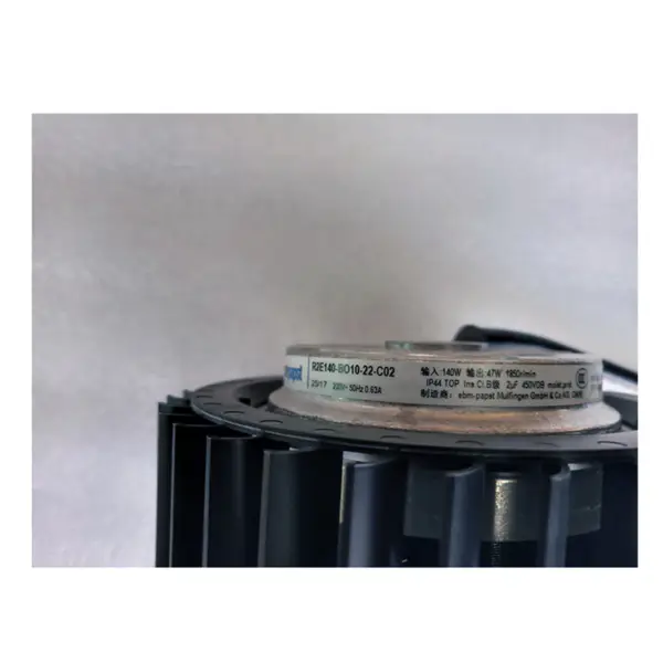 230V 0.63A R2E140-BO10-22/C01 turbo AC centrifugal fan air purification Fan