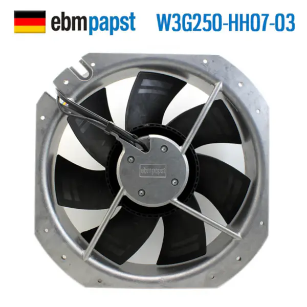 ebmpapst W3G250-HH07-03 280*80 220V 83W πλήρως μεταλλικός αξονικός ανεμιστήρας