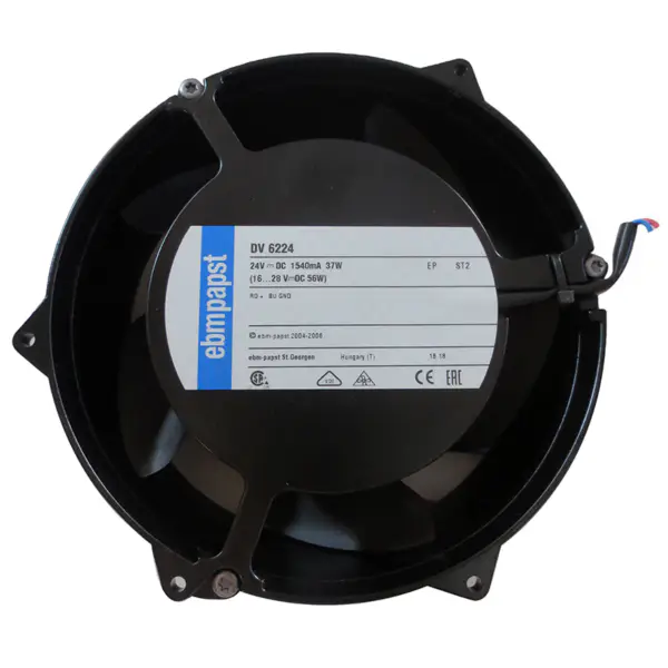 172x51mm DV6224 ebmpapst Ανεμιστήρας ψύξης γραφείου 37W 24V 1.54A DC αξονικός ανεμιστήρας DV6224TDA