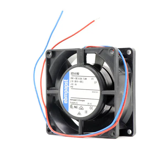 8314HU ebmpapst ανεμιστήρας 8032 24V 6W 8cm Ανεμιστήρας ψύξης μετατροπέα μεταβλητού ελεγκτή πτερυγίου ανεμιστήρα ψύξης