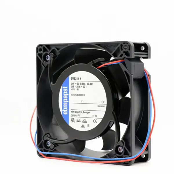 4V 23.1W/18.5W/20.4W 127*38 mm DV5214N 2 aluminum frame fan cabinet cooling fan