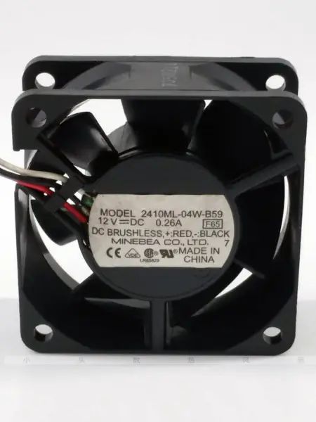 2410ML-04W-B59 12V 0.26A Γνήσιος ανεμιστήρας διπλής σφαίρας NMB-MAT 6025 6CM