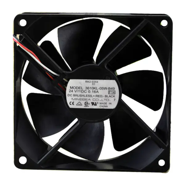 3610KL-05W-B59 -E50 3610ML-05W-B59 3610KL-05W-B49 Ανεμιστήρας τριών καλωδίων 24V 0.20A αυθεντικός NMB
