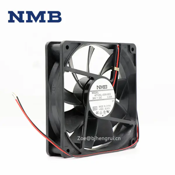 Original NMB-MAT 4710KL-05W-B50 12025 120*120*25mm 24VDC 0.38A 9.12W 115CFM 2800RPM Inverter Electric Cooling Fan
