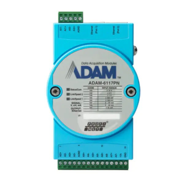 Advantech ADAM-6117PN-AE Μονάδα PROFINET 8 απομονωμένων αναλογικών εισόδων PROFINET