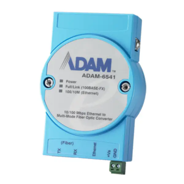 Advantech ADAM-6541-AE Μετατροπέας οπτικών ινών Ethernet σε πολύτροπες οπτικές ίνες τύπου SC