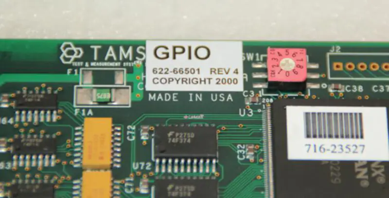 TAMS GPIO Capture Card 622-66501 REV 4 PCI interface industrial motherboard