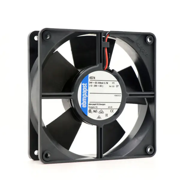 Γνήσιος νέος ανεμιστήρας ψύξης Ebmpapst MULTIFAN 24VDC 12CM 4374-123 105.9CFM 3000RPM Αξονικός ανεμιστήρας ψύξης