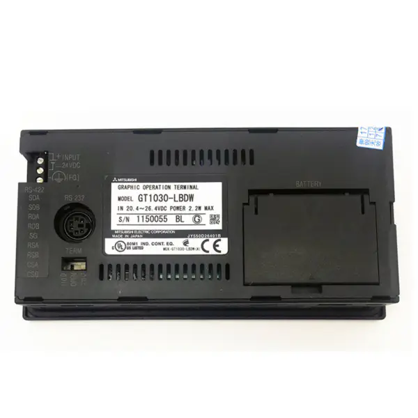 Φτηνές Hmi LCD οθόνη αφής πίνακα Mitsubishi GT1030-LBDW για Got1000 PLC